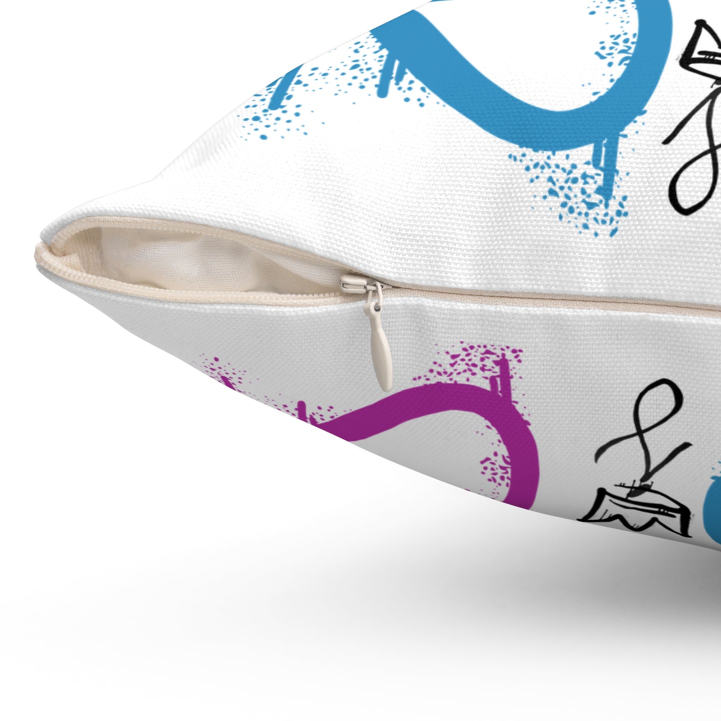 Inspirational Art Pillow | Motivational Decor for Home, Dream Believer Cushion, Modern Pillow for Cozy Spaces, Fun Accent Pillow, Gift Idea