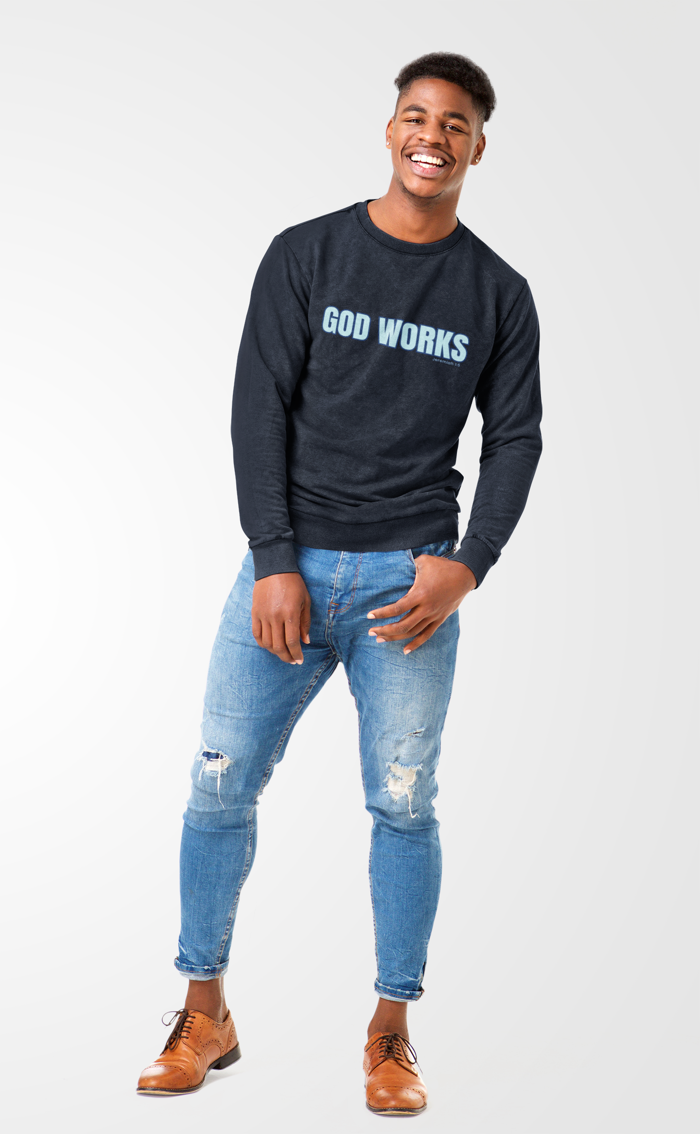 The "God Works" Collection Everyday Crewneck Sweatshirt