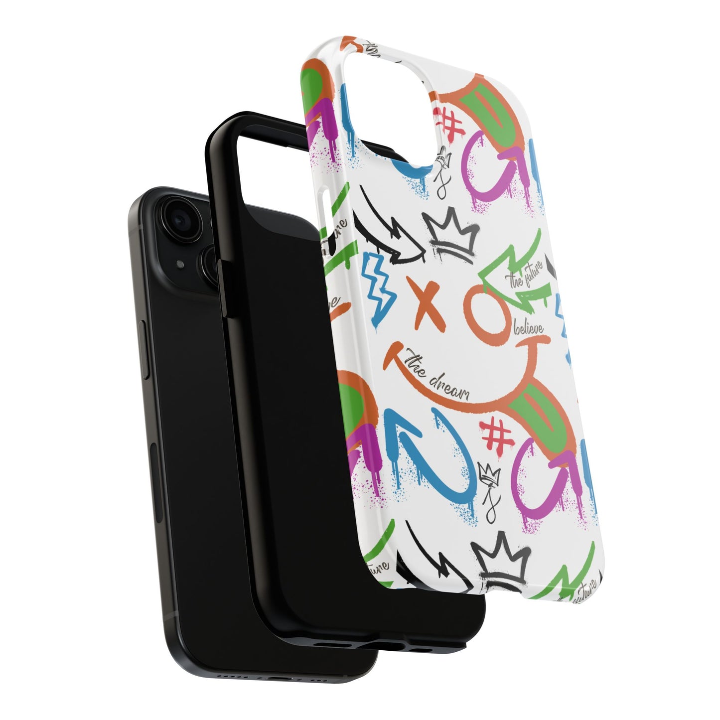 Vibrant Art Phone Case - Trendy and Unique Designer Tough Cases, Protective Cover for iPhone, Samsung, Google Pixel - Gift Idea
