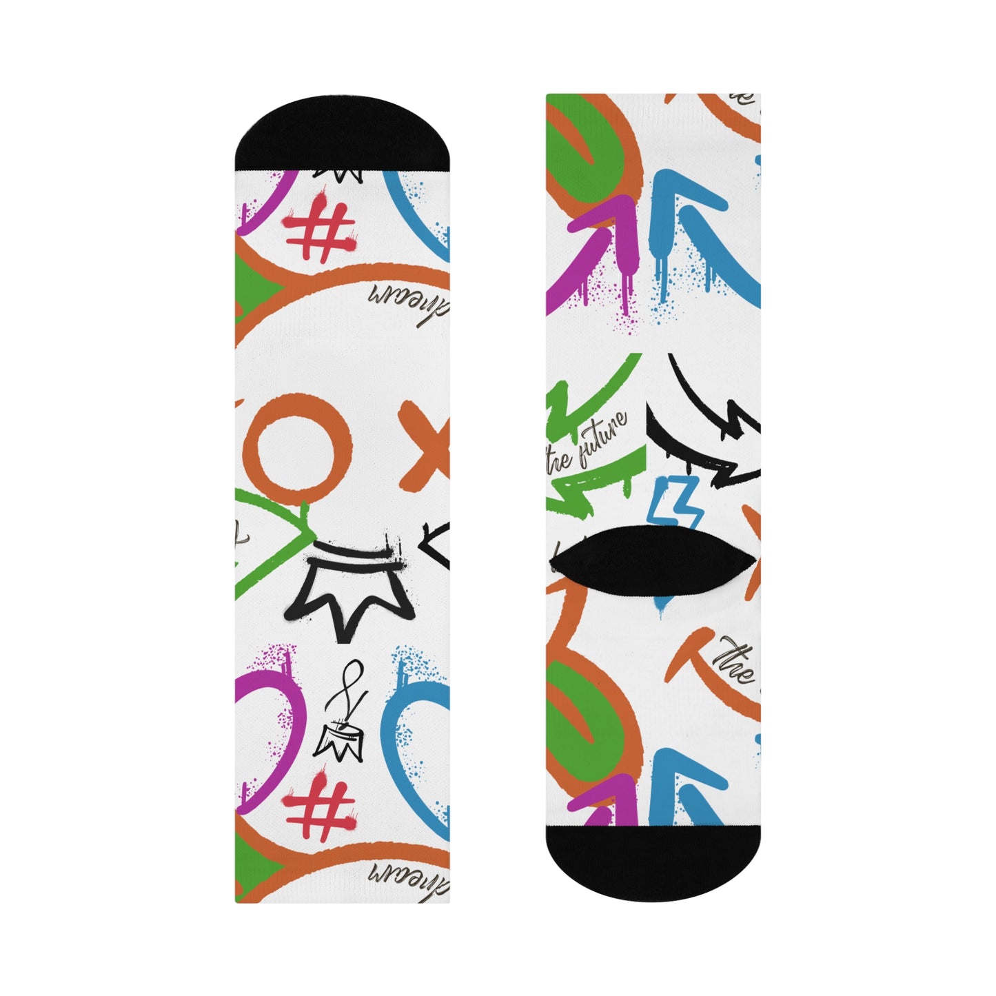 Cushioned Crew Socks - The Dreamer Collection