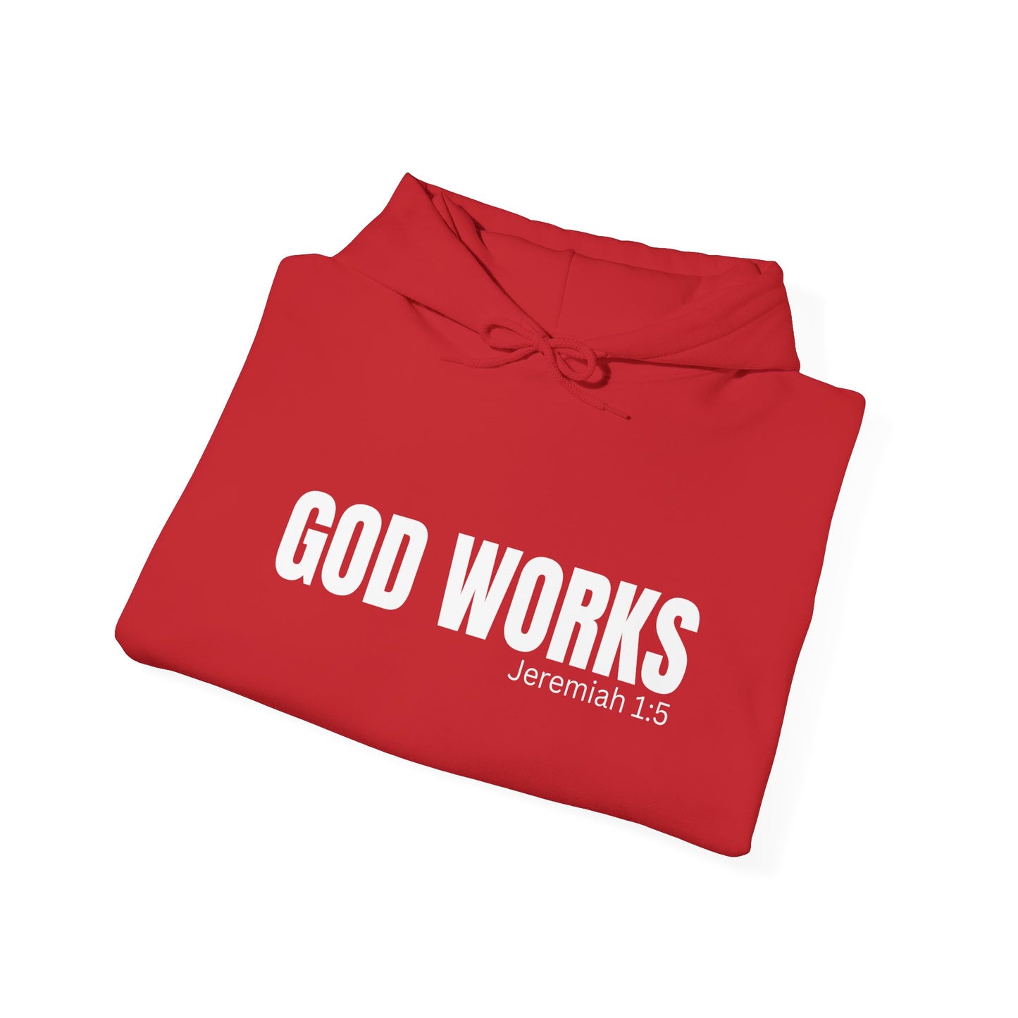 God Works Hooded Sweatshirt – Christian Inspired