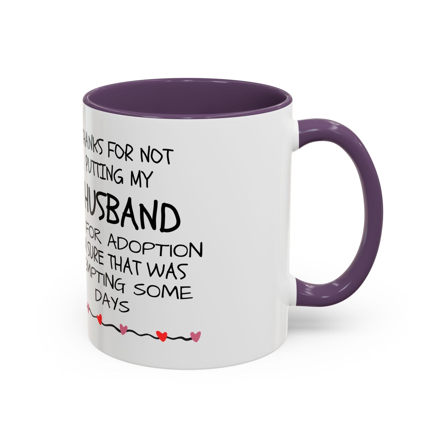 Funny Coffee Mug, Cute Gift for Him or Her, Humorous Heart Ceramic Cup, Romantic Anniversary Present, Love Quote Kitchen