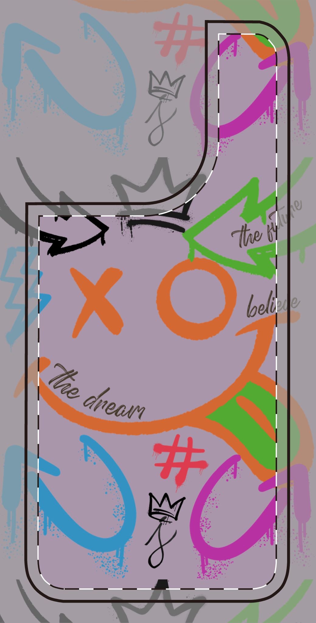 Phone Cases - The Dreamer Collection - Motivational, Colorful, Graffiti, Street Art Trendy Design