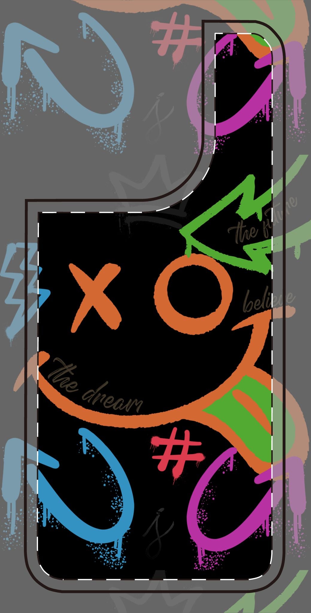 Phone Cases - The Dreamer Collection - Motivational, Colorful, Graffiti, Street Art Trendy Design