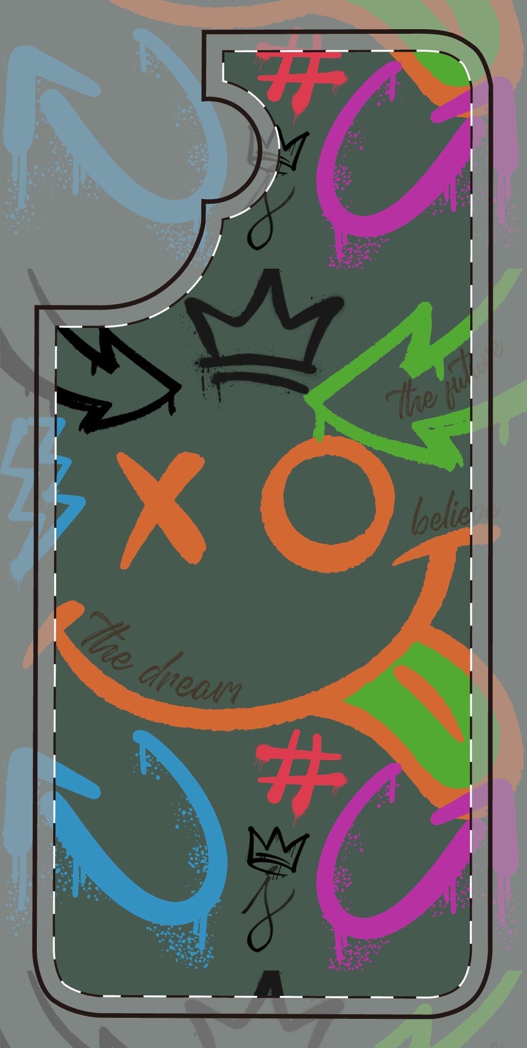 Phone Cases - The Dreamer Collection - Motivational, Colorful, Graffiti, Street Art Trendy Design