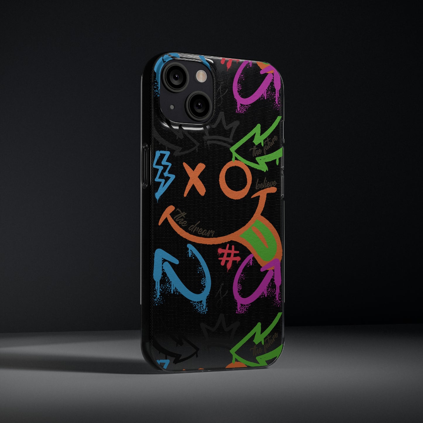Phone Cases - The Dreamer Collection, Soft Colorful, Graffiti, Street Art Trendy Design