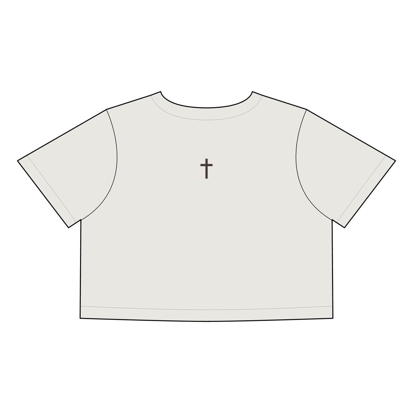 God Works Crop Tee — Women’s Faith Graphic T-Shirt (Jeremiah 18)