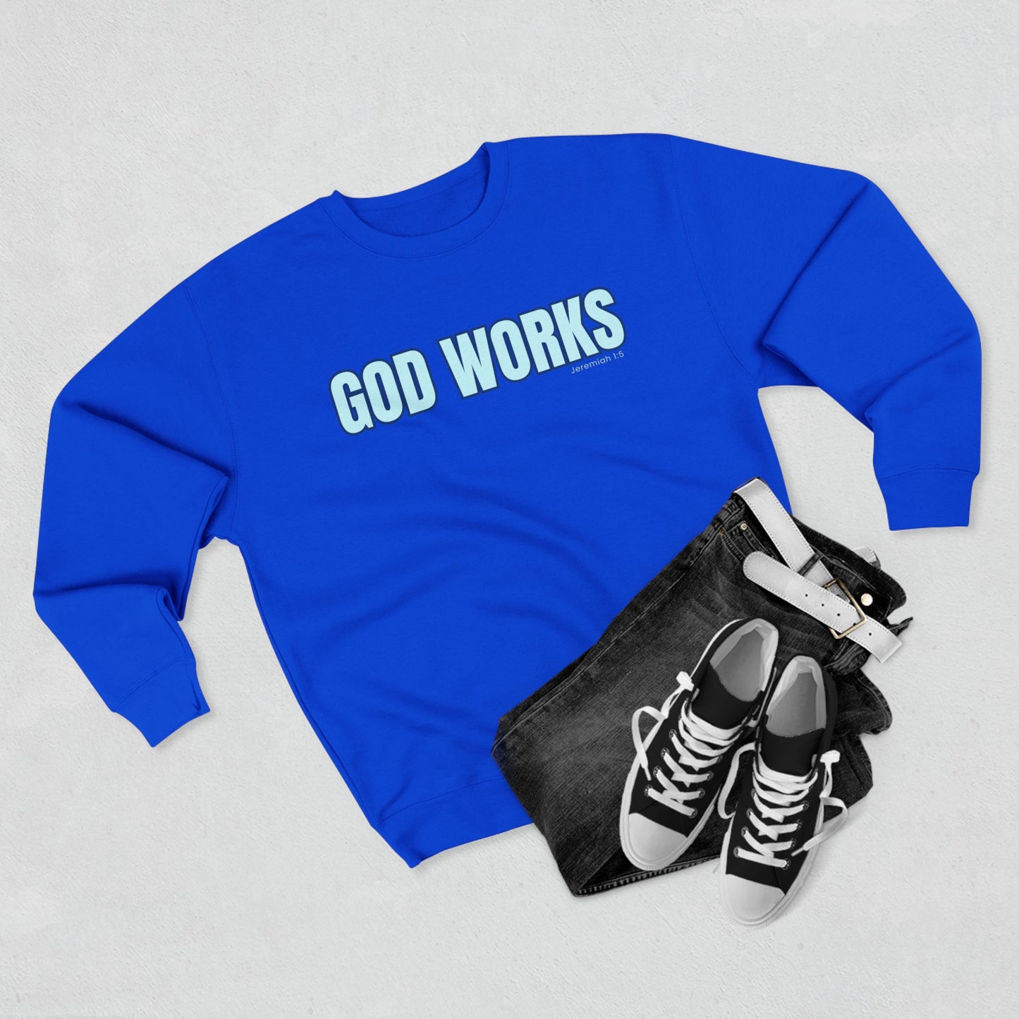 The "God Works" Collection Everyday Crewneck Sweatshirt