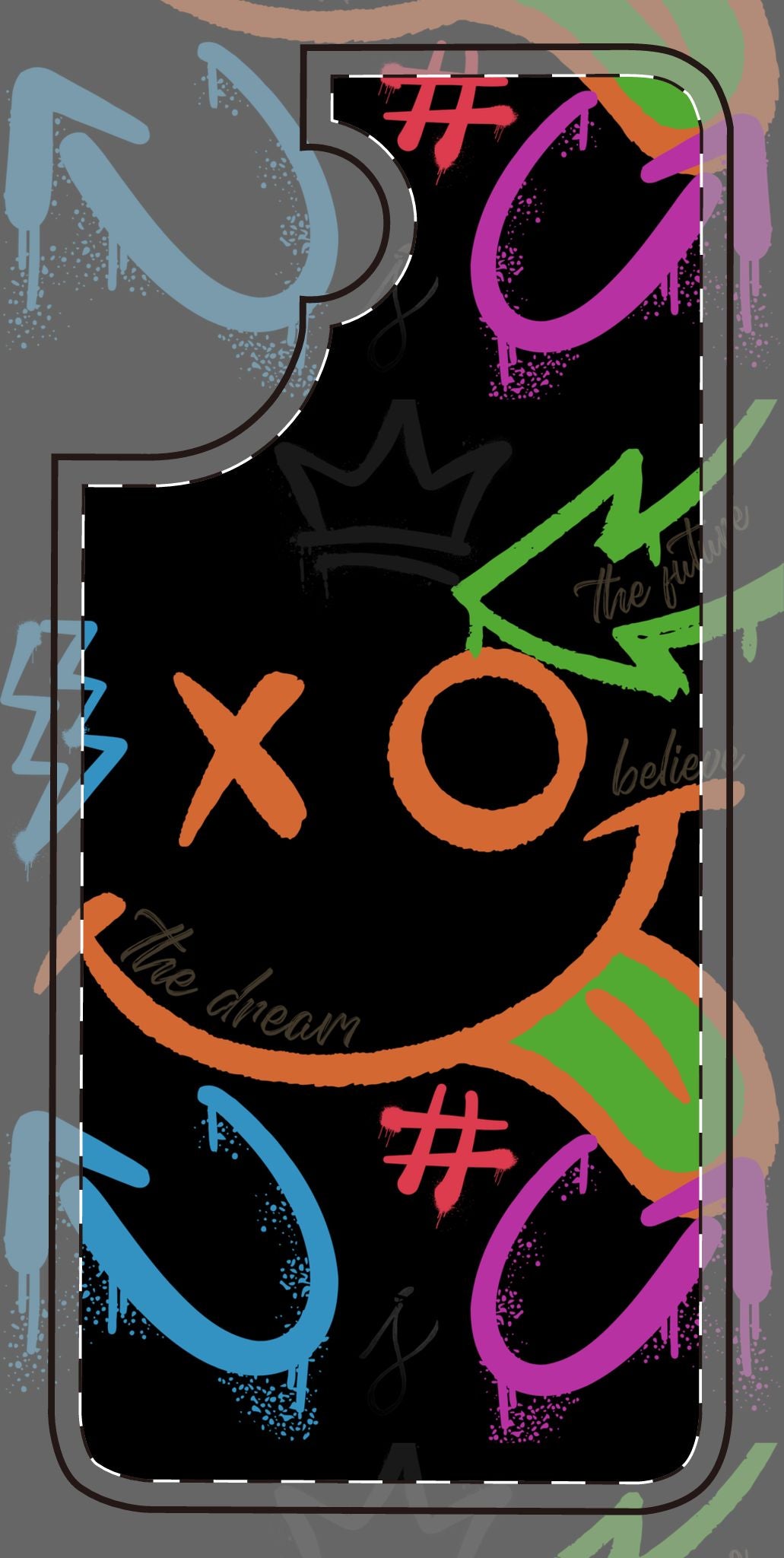 Phone Cases - The Dreamer Collection - Motivational, Colorful, Graffiti, Street Art Trendy Design