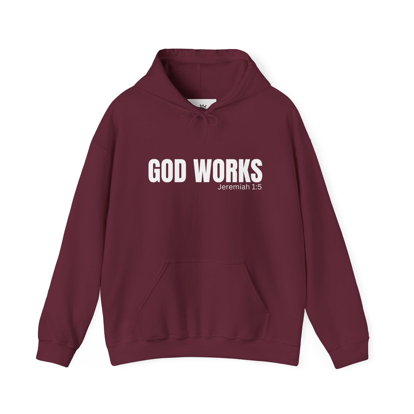 God Works Hooded Sweatshirt – Christian Inspired
