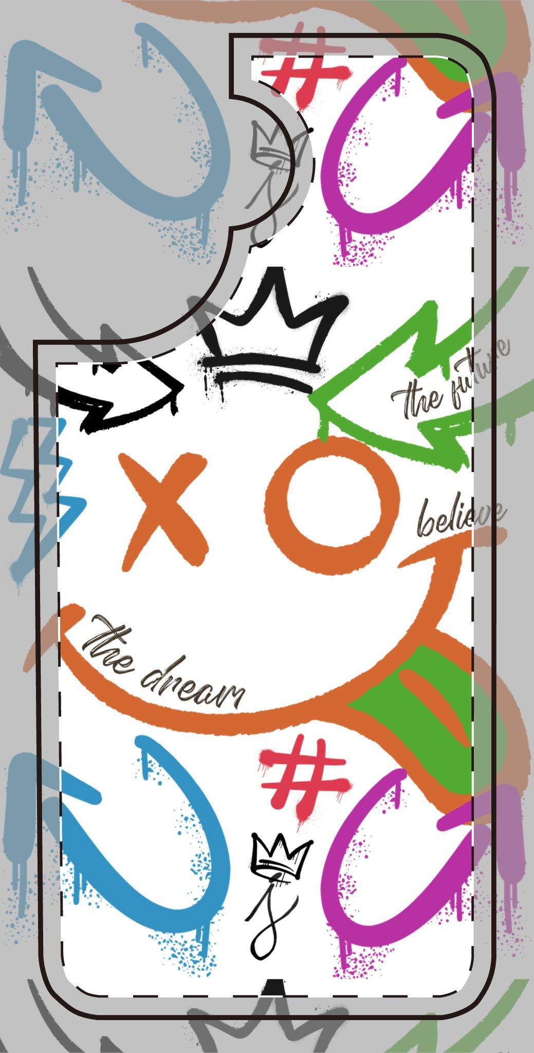 Phone Cases - The Dreamer Collection - Motivational, Colorful, Graffiti, Street Art Trendy Design