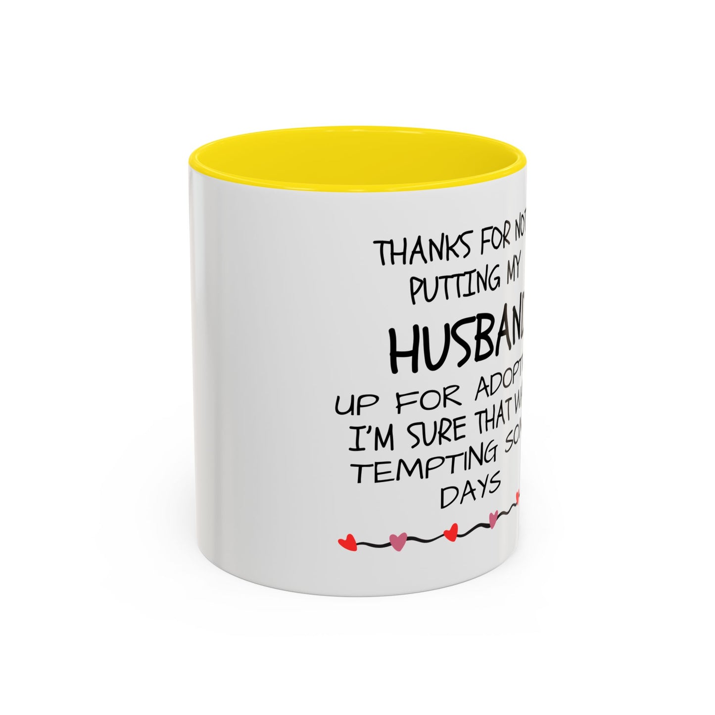 Funny Coffee Mug, Cute Gift for Him or Her, Humorous Heart Ceramic Cup, Romantic Anniversary Present, Love Quote Kitchen