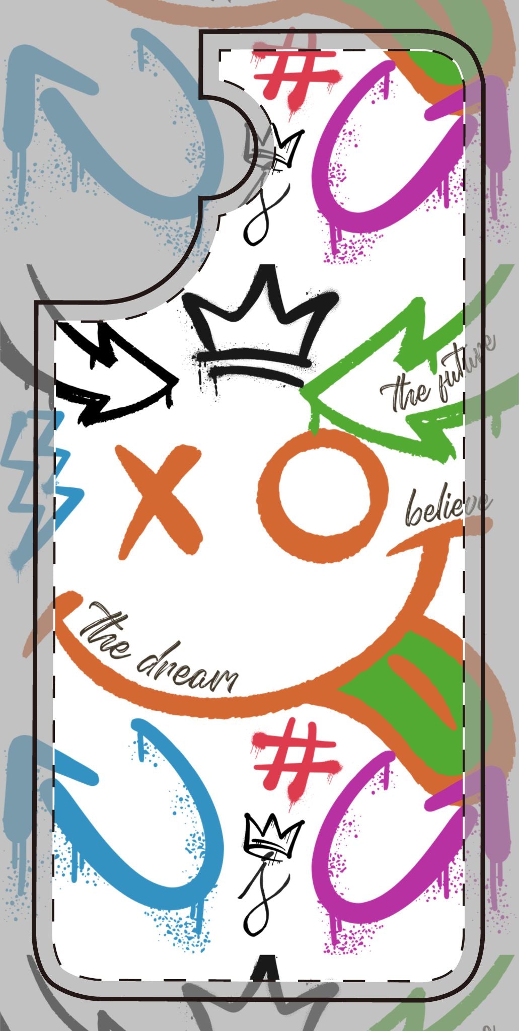 Phone Cases - The Dreamer Collection - Motivational, Colorful, Graffiti, Street Art Trendy Design