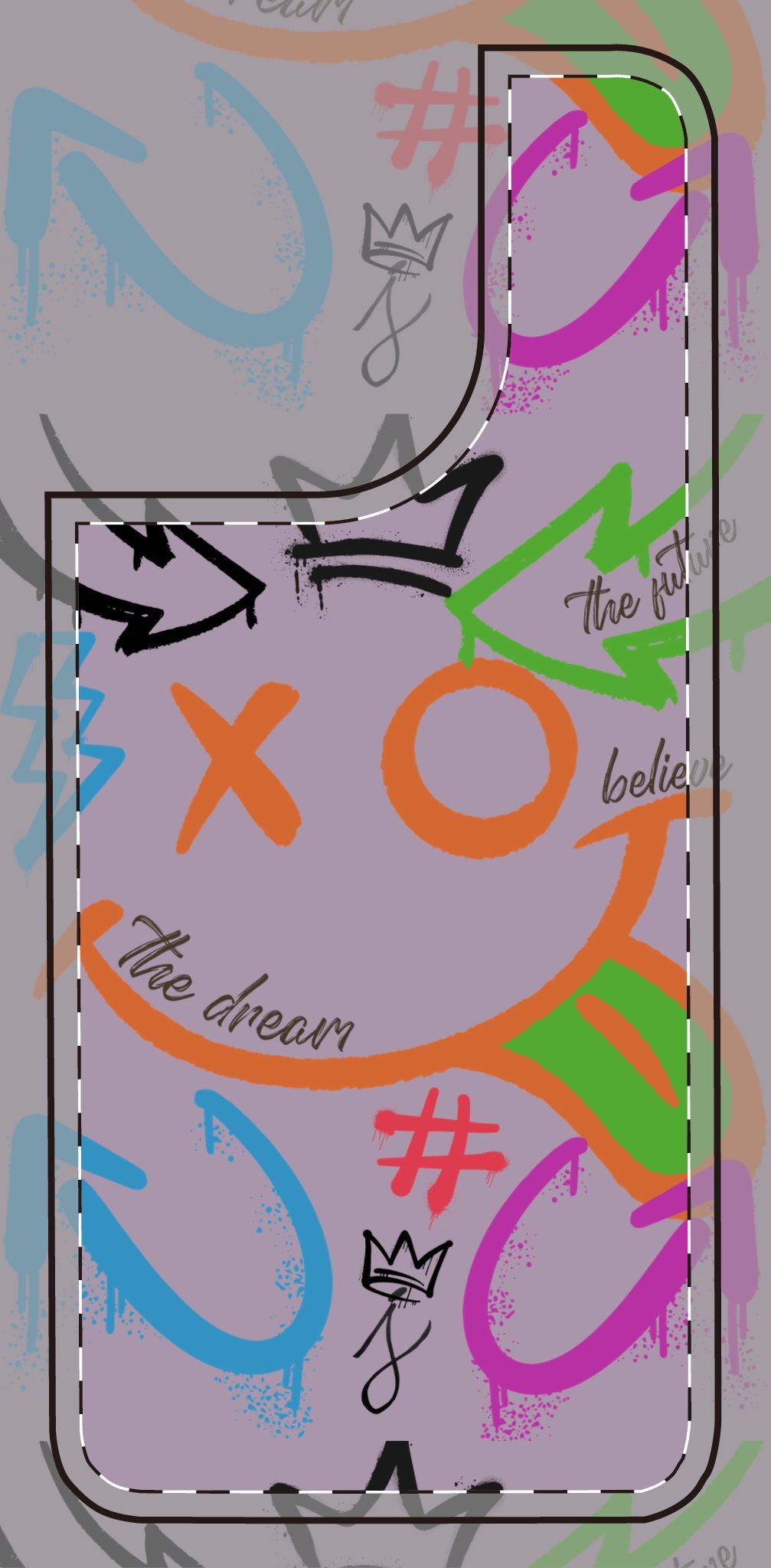 Phone Cases - The Dreamer Collection - Motivational, Colorful, Graffiti, Street Art Trendy Design
