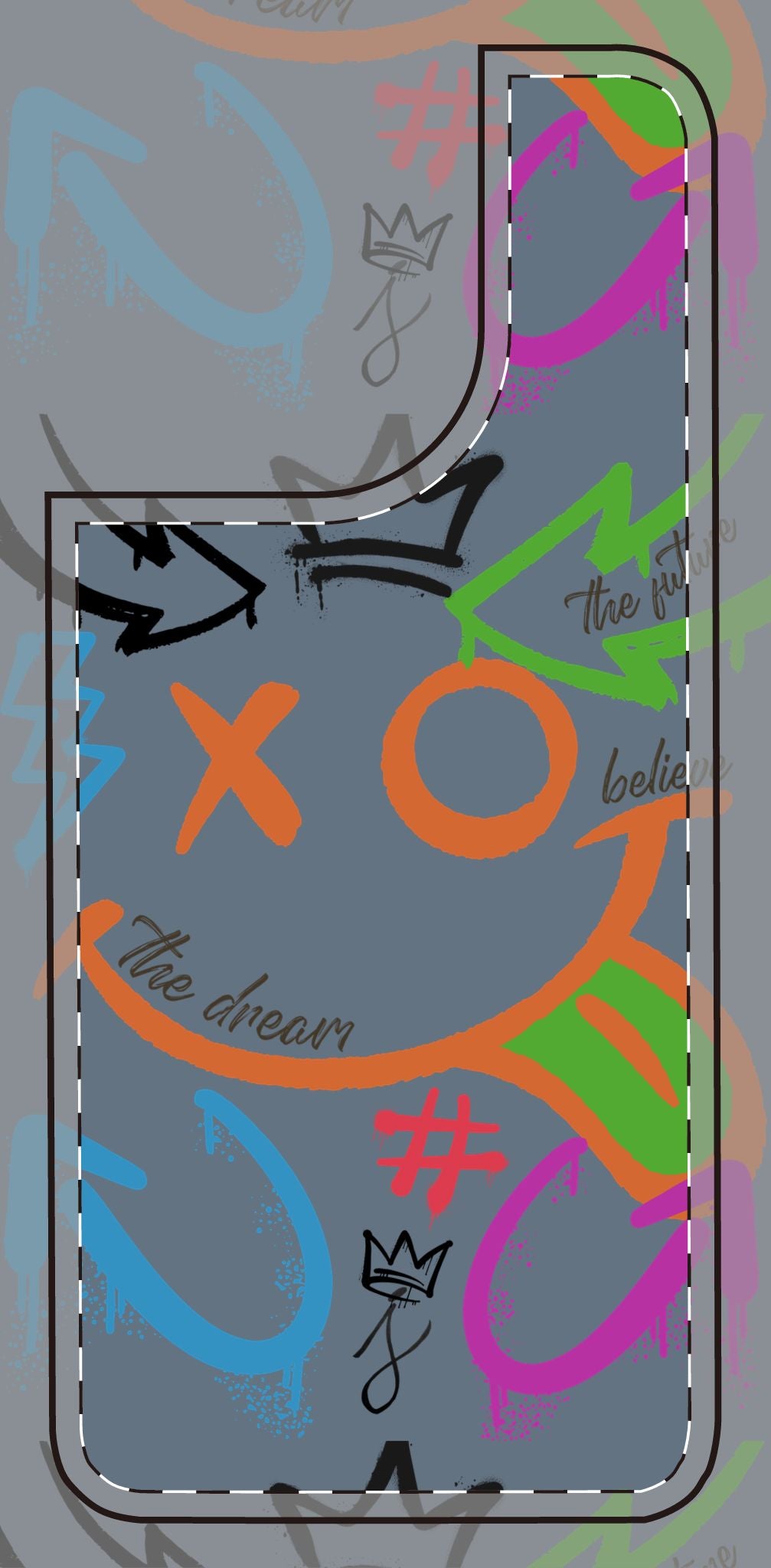Phone Cases - The Dreamer Collection - Motivational, Colorful, Graffiti, Street Art Trendy Design