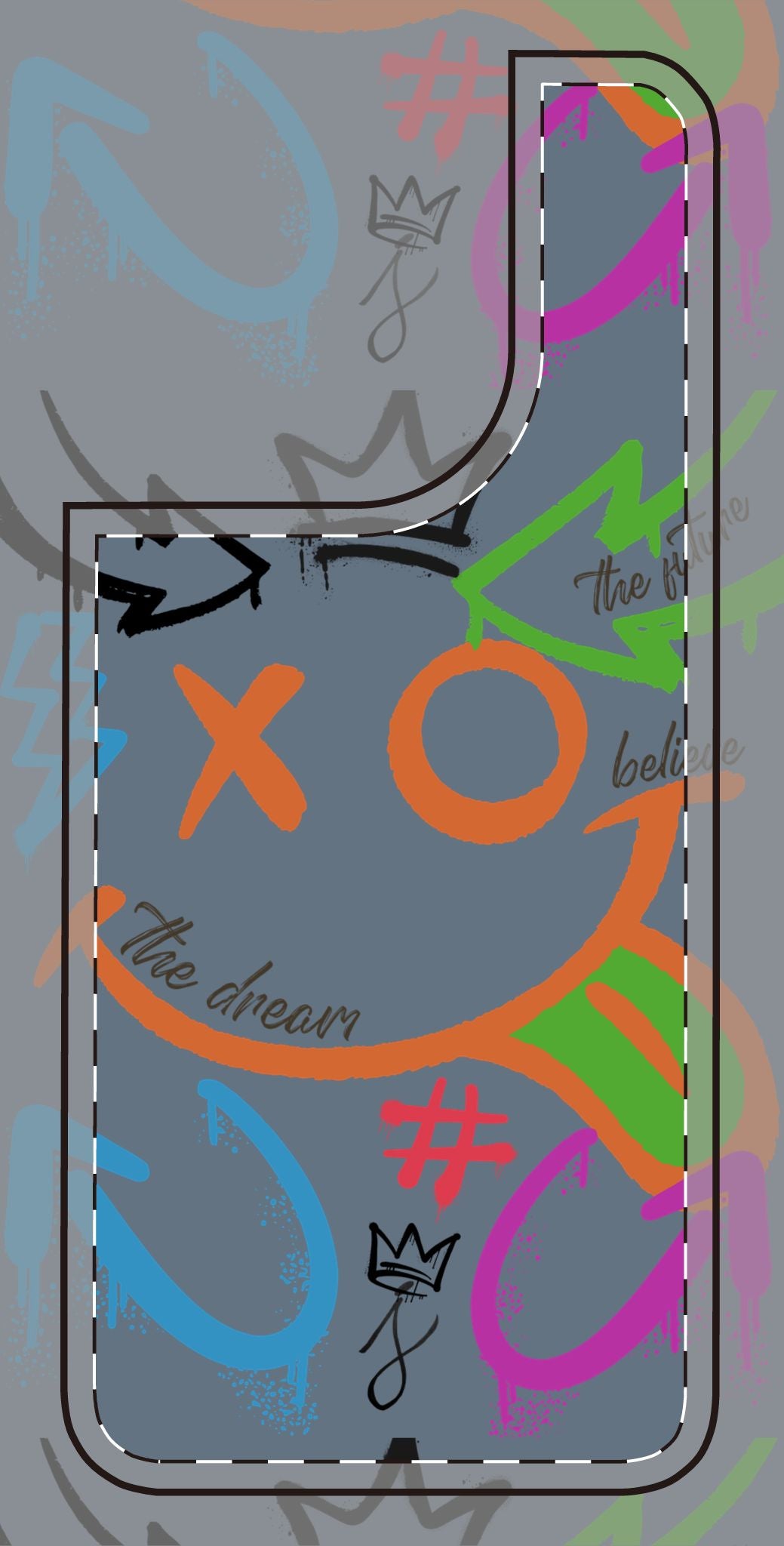 Phone Cases - The Dreamer Collection - Motivational, Colorful, Graffiti, Street Art Trendy Design