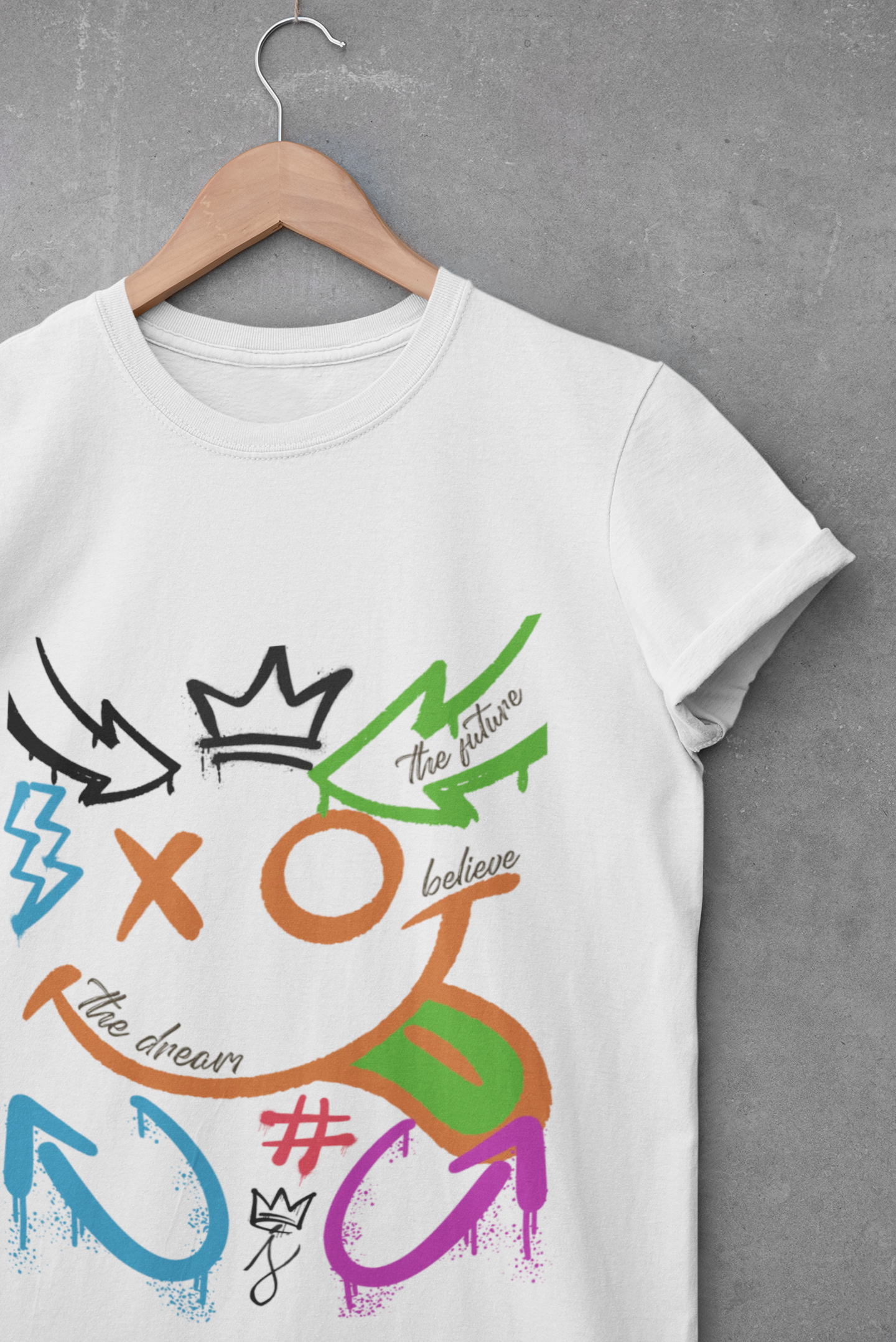 The Dreamer Collection Unisex Jersey Short Sleeve V-Neck Tee