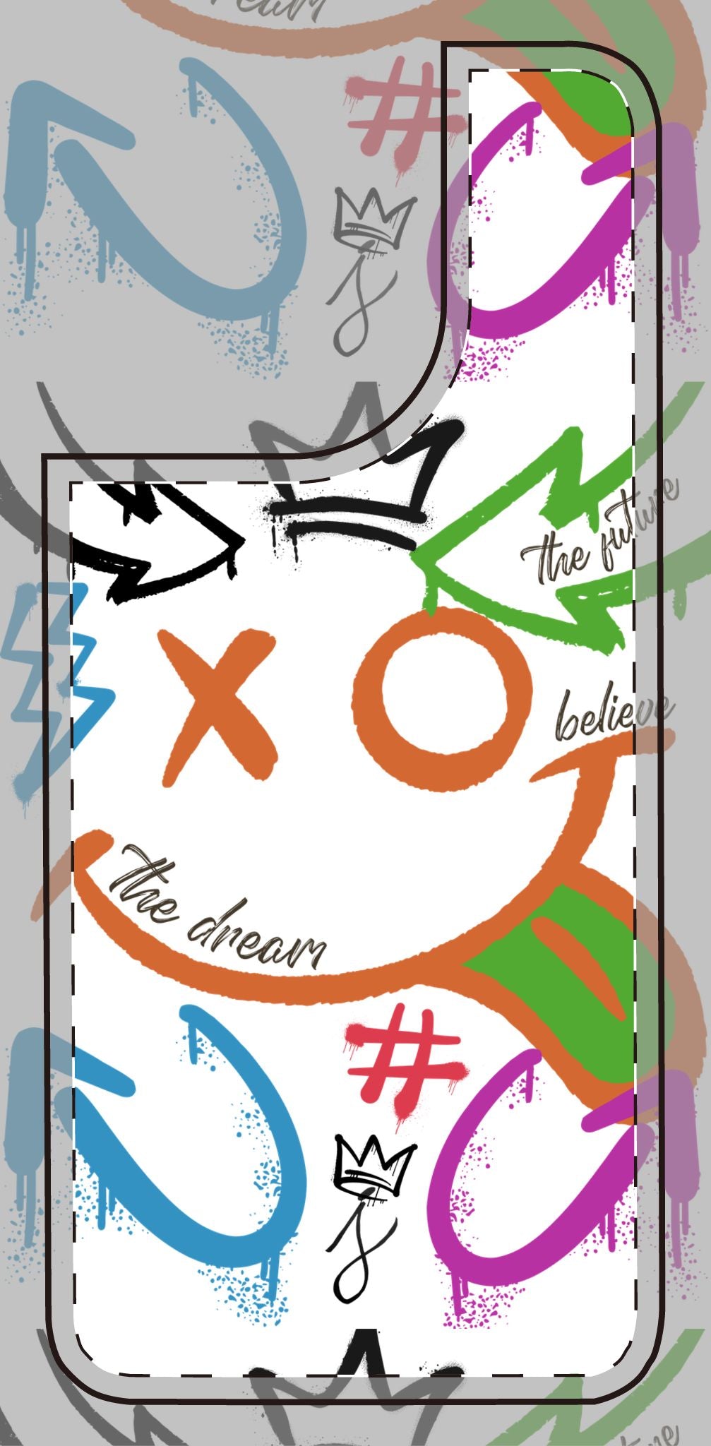 Phone Cases - The Dreamer Collection - Motivational, Colorful, Graffiti, Street Art Trendy Design