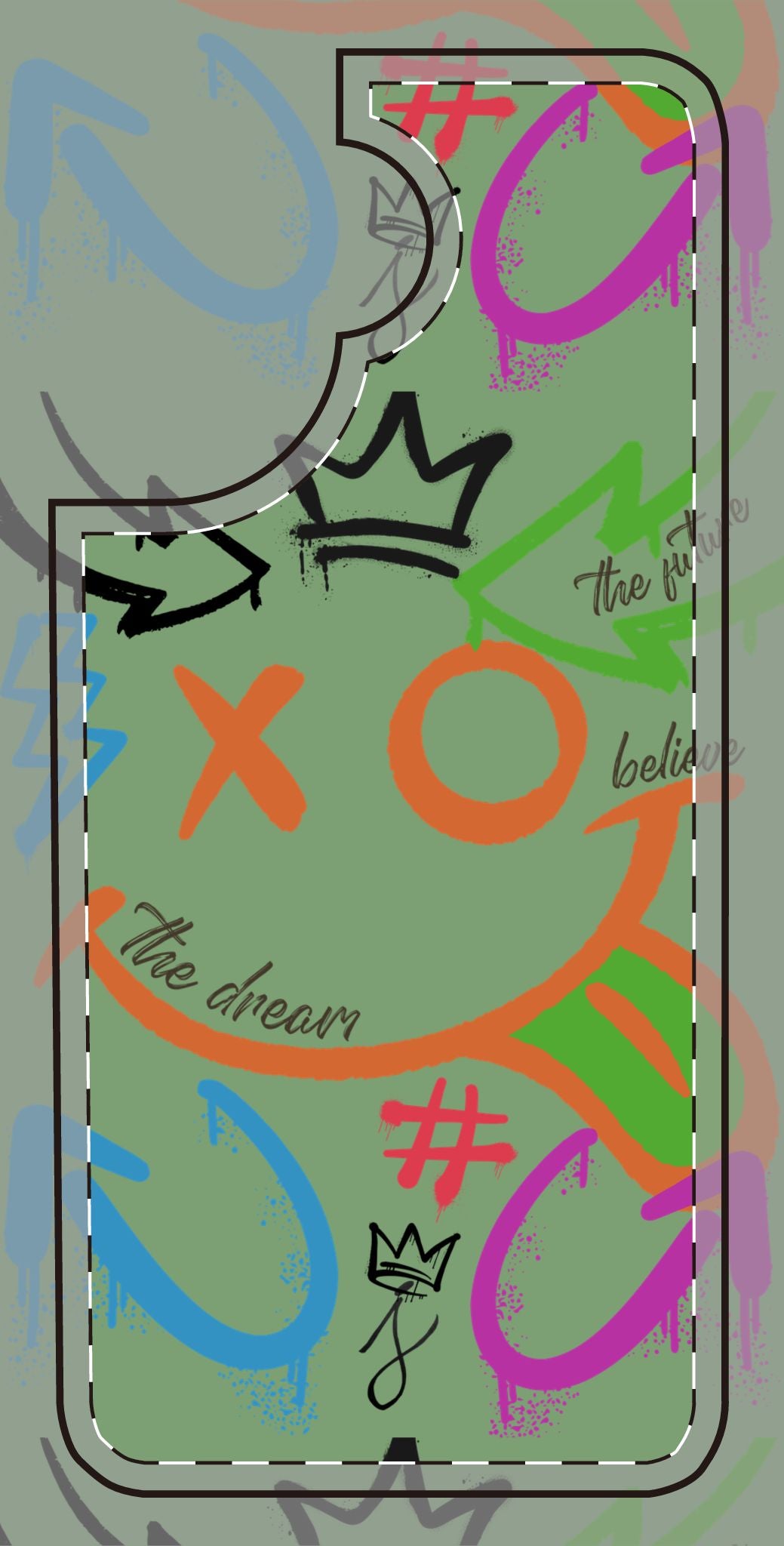 Phone Cases - The Dreamer Collection - Motivational, Colorful, Graffiti, Street Art Trendy Design