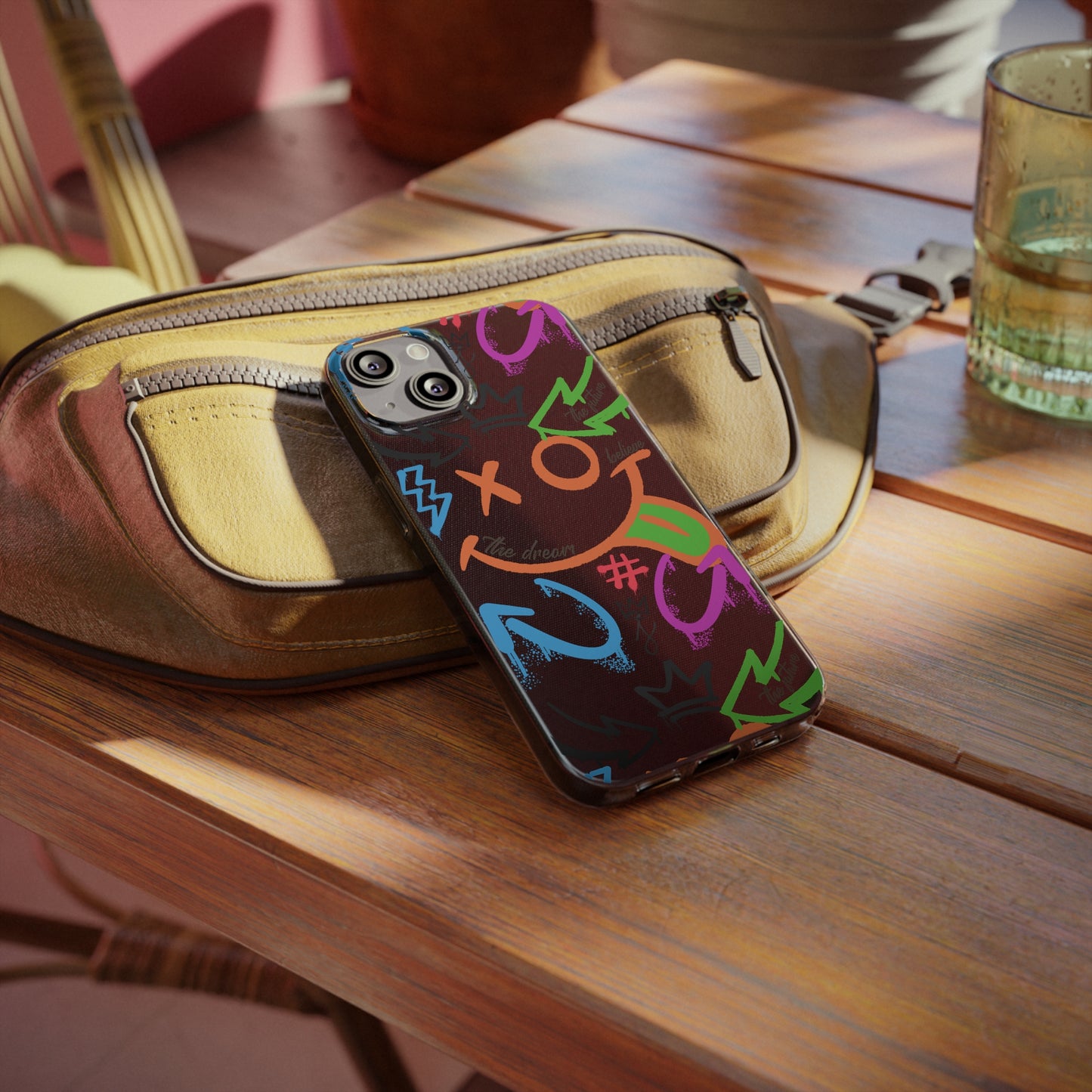 Phone Cases - The Dreamer Collection, Soft Colorful, Graffiti, Street Art Trendy Design