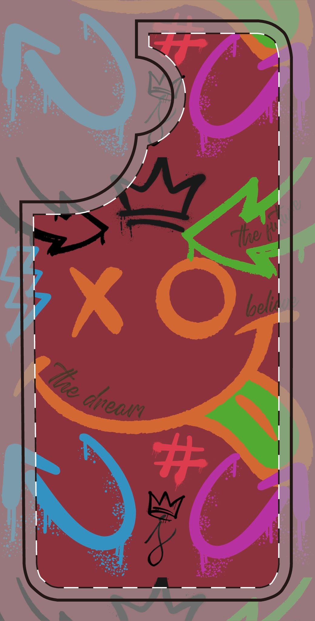 Phone Cases - The Dreamer Collection - Motivational, Colorful, Graffiti, Street Art Trendy Design