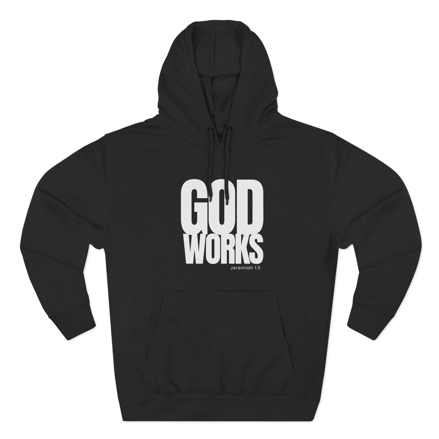 The God Works Collection  — Black Fleece Logo Pullover
