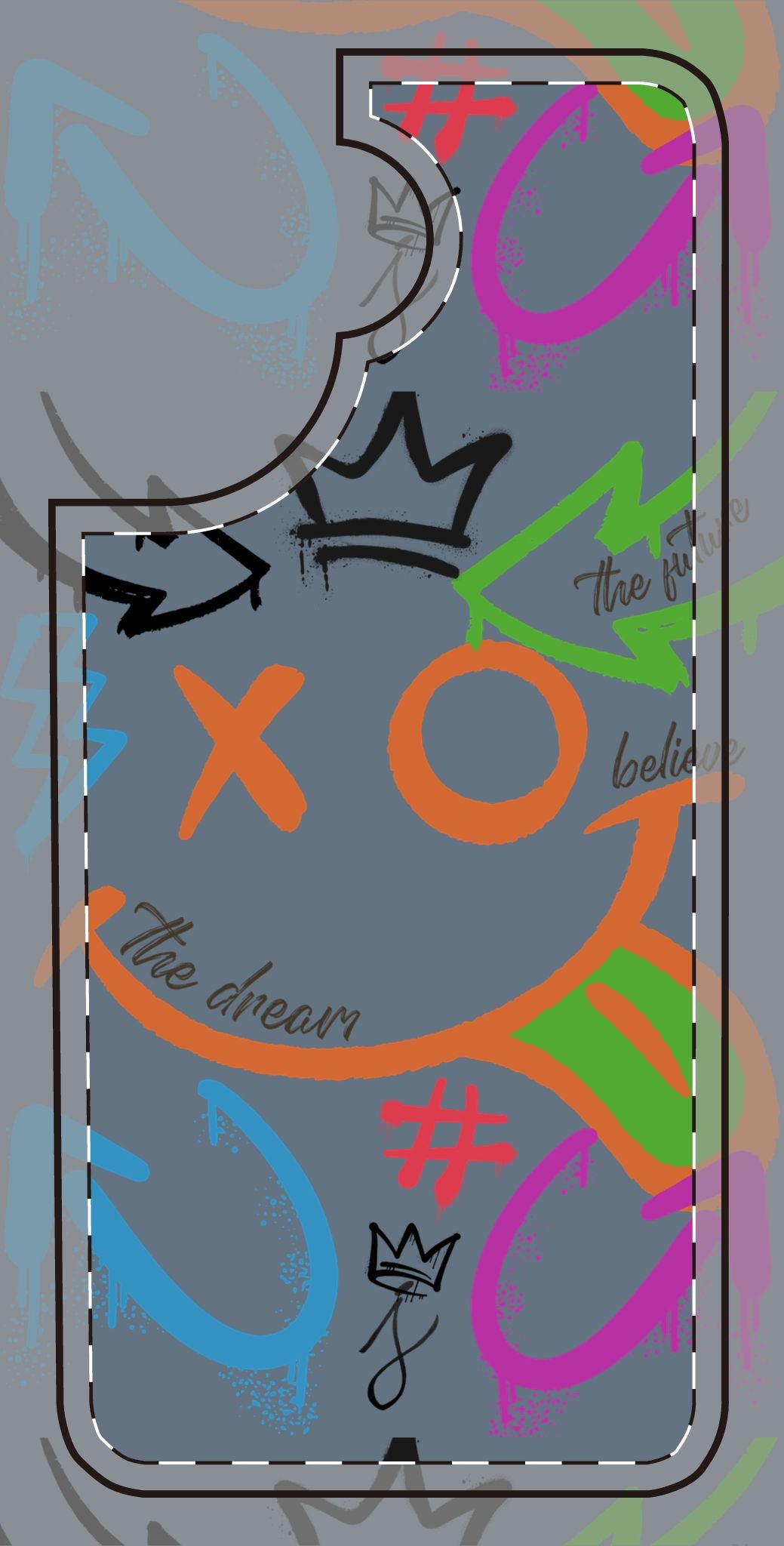 Phone Cases - The Dreamer Collection - Motivational, Colorful, Graffiti, Street Art Trendy Design