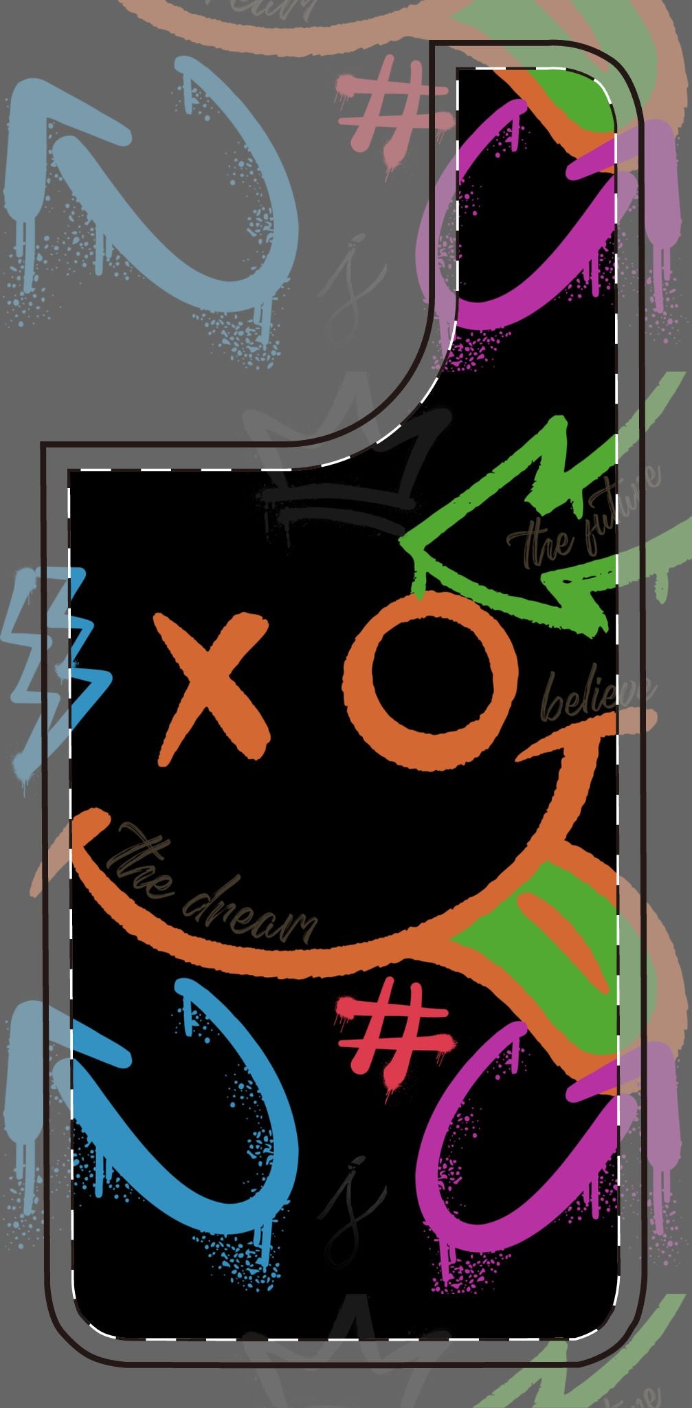 Phone Cases - The Dreamer Collection - Motivational, Colorful, Graffiti, Street Art Trendy Design