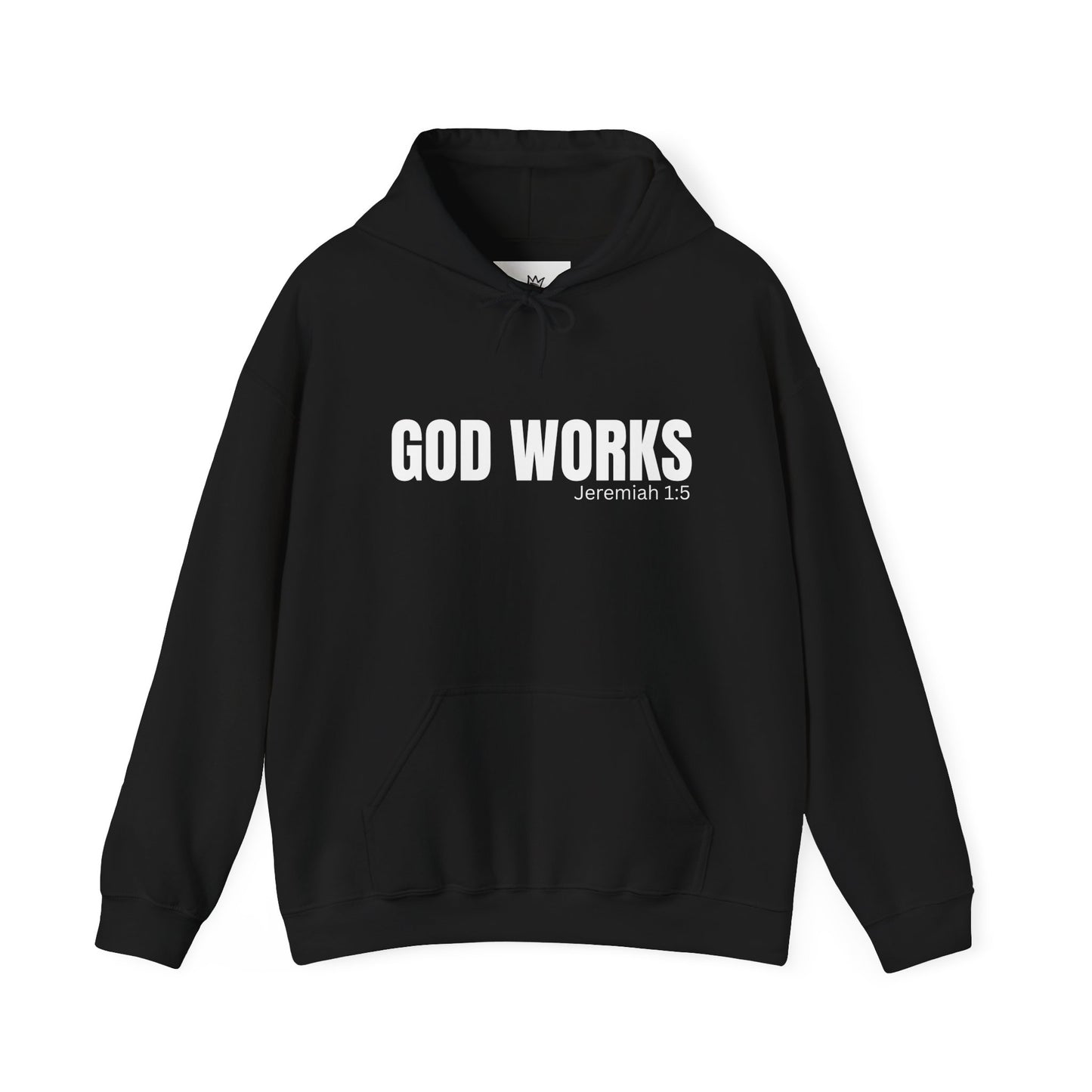 God Works Hooded Sweatshirt – Christian Inspired