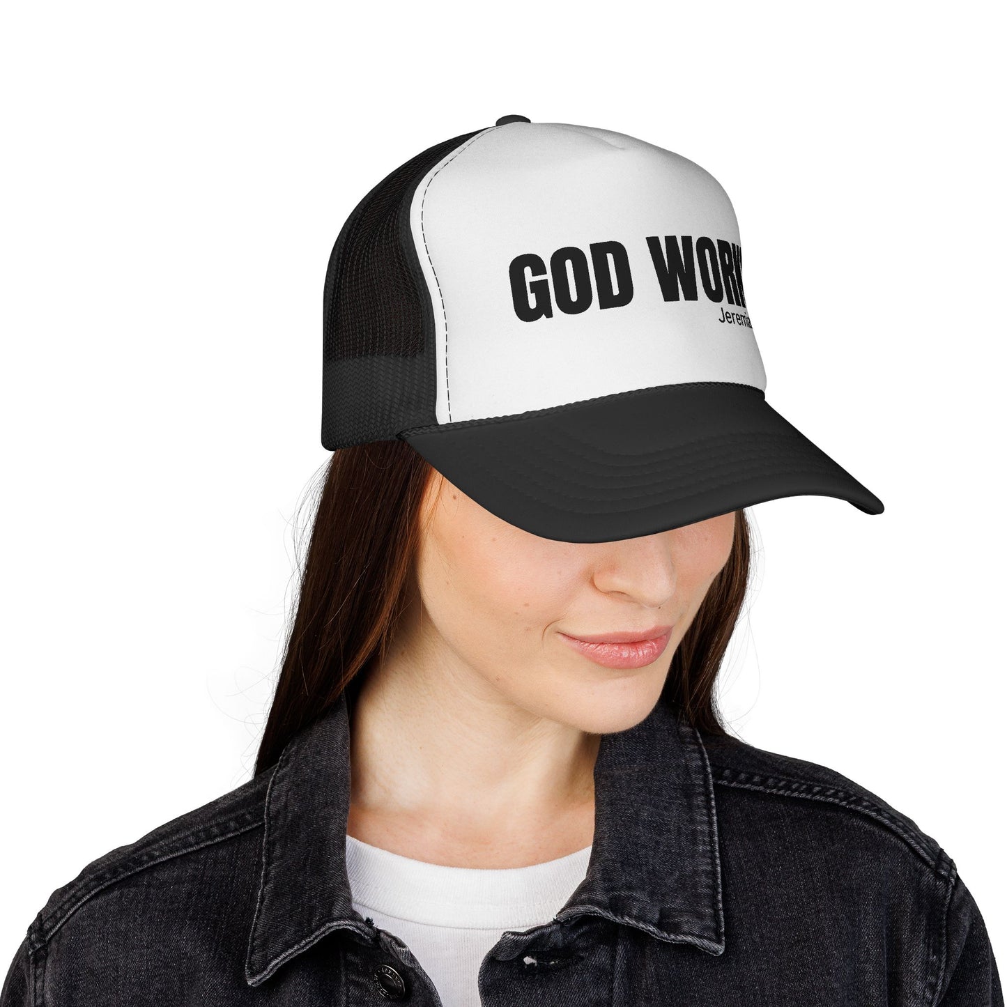 The "God Works" Collection Faith-Inspired Trucker Cap