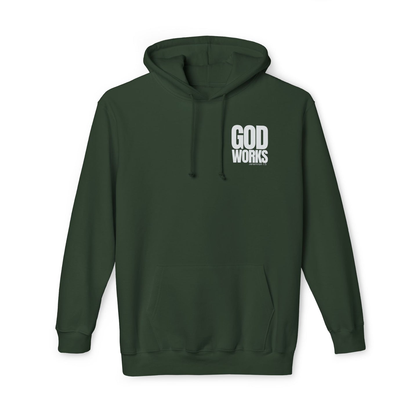 God Works Hoodie — Faith-Based Pullover Hooded Sweatshirt