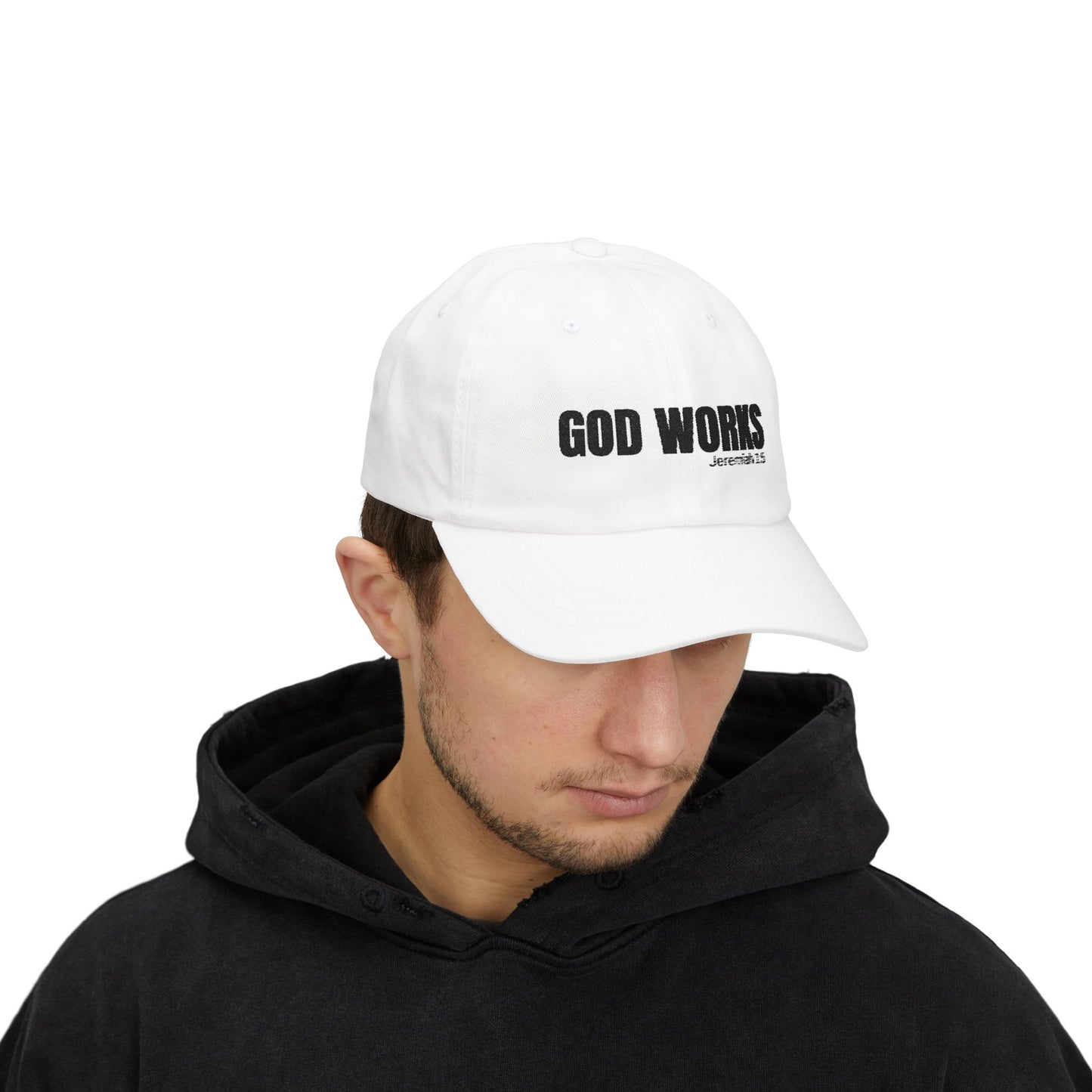 The "God Works" Dad Cap - Faith-inspired Classic Hat for Daily Wear