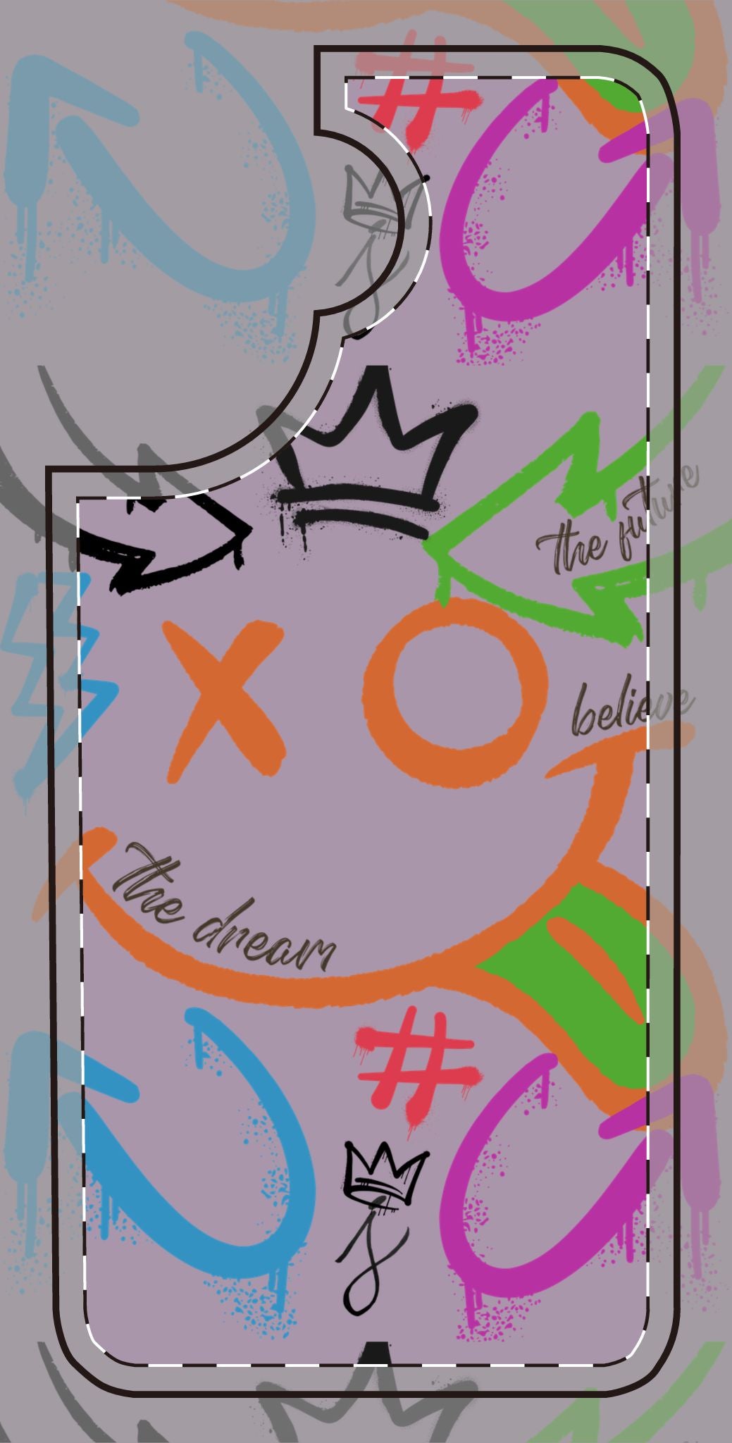 Phone Cases - The Dreamer Collection - Motivational, Colorful, Graffiti, Street Art Trendy Design