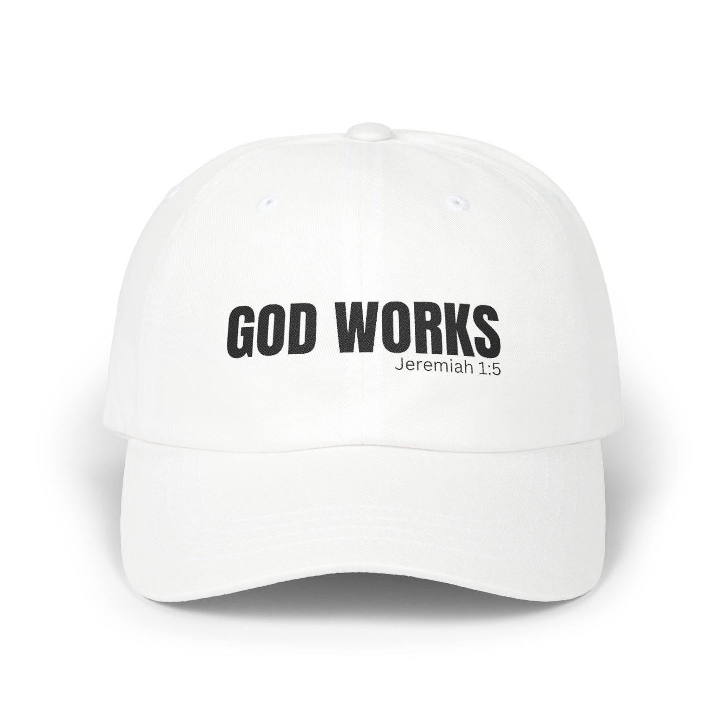 The "God Works" Dad Cap - Faith-inspired Classic Hat for Daily Wear