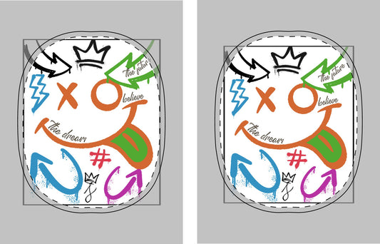 "The Dream Collection" Colorful AirPods Max Shell Case - Fun, Motivational Design