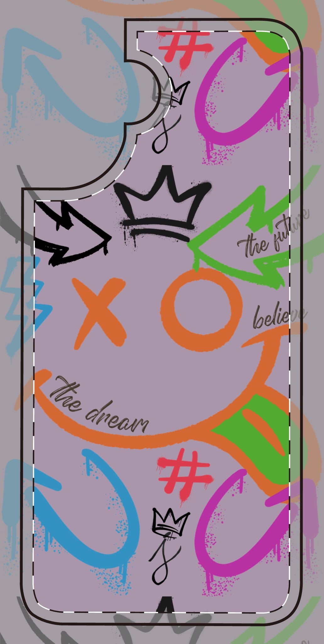 Phone Cases - The Dreamer Collection - Motivational, Colorful, Graffiti, Street Art Trendy Design
