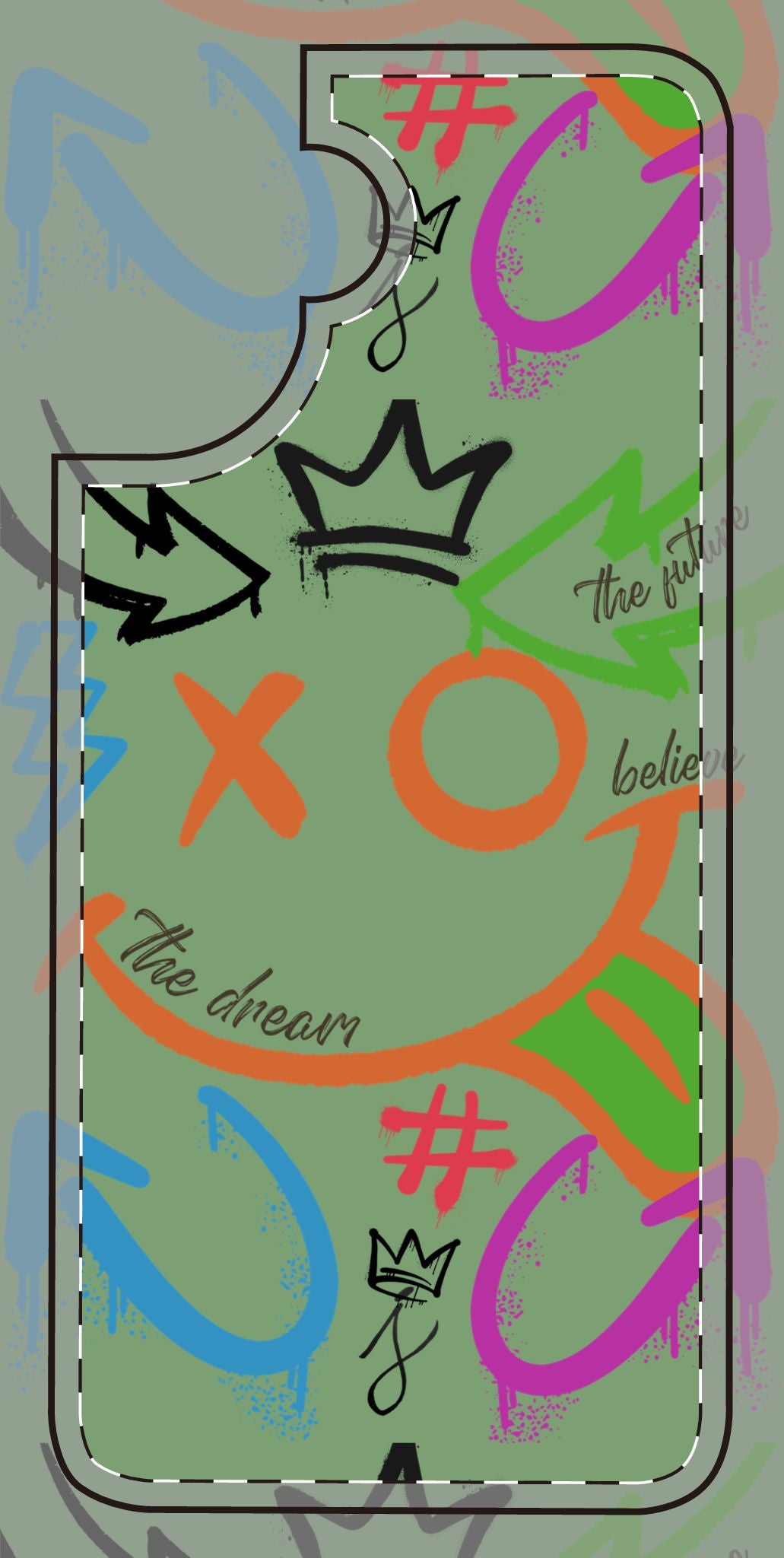 Phone Cases - The Dreamer Collection - Motivational, Colorful, Graffiti, Street Art Trendy Design