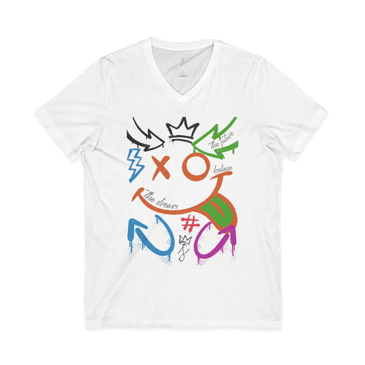 The Dreamer Collection Unisex Jersey Short Sleeve V-Neck Tee