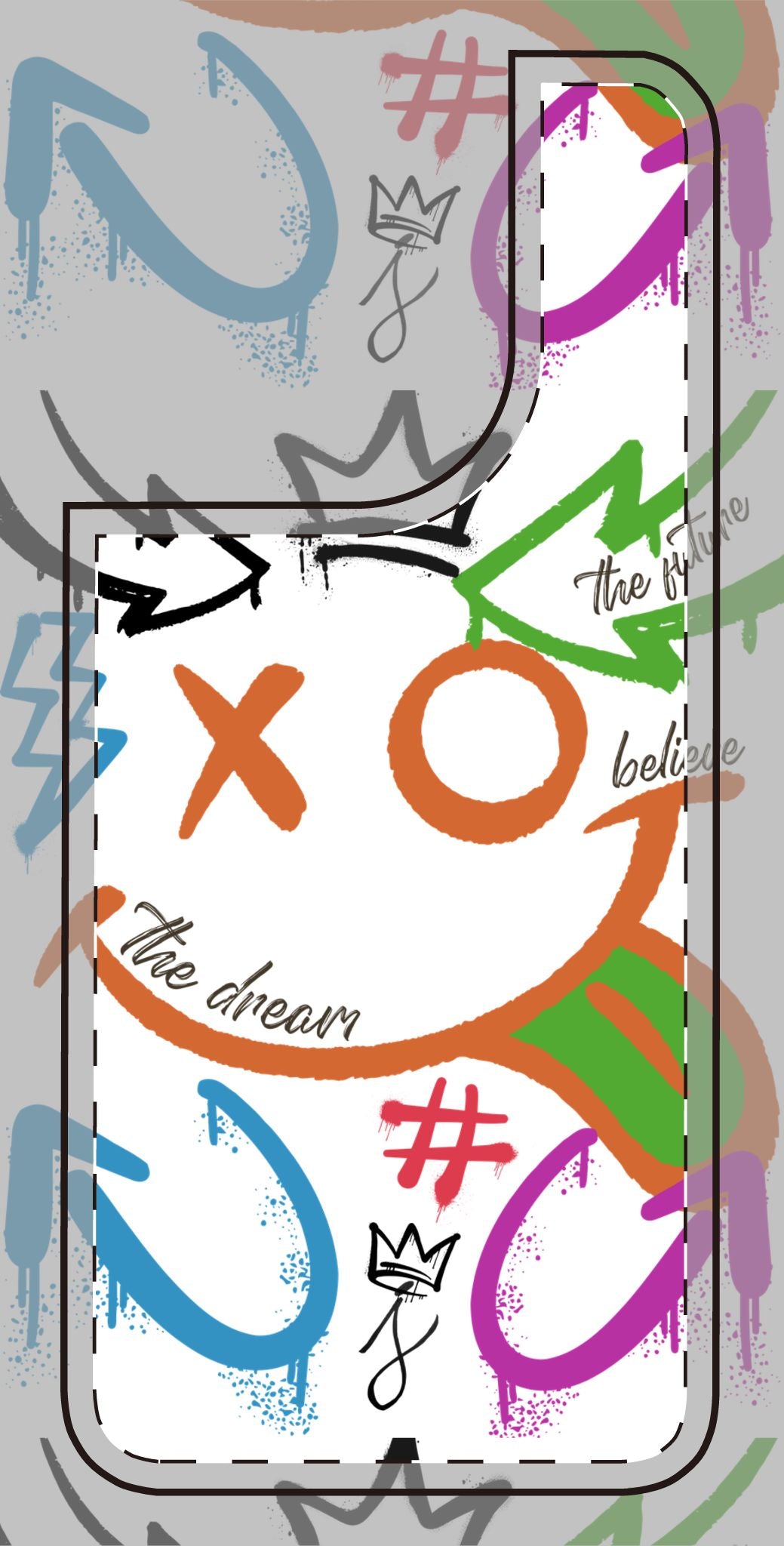 Phone Cases - The Dreamer Collection - Motivational, Colorful, Graffiti, Street Art Trendy Design