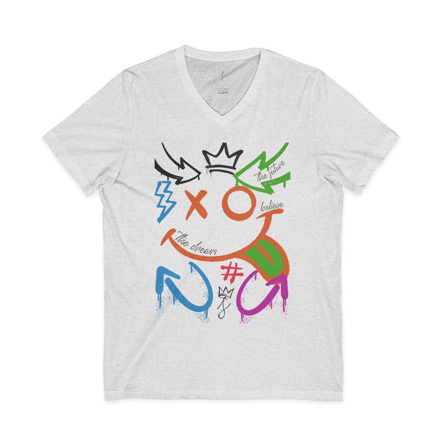 The Dreamer Collection Unisex Jersey Short Sleeve V-Neck Tee