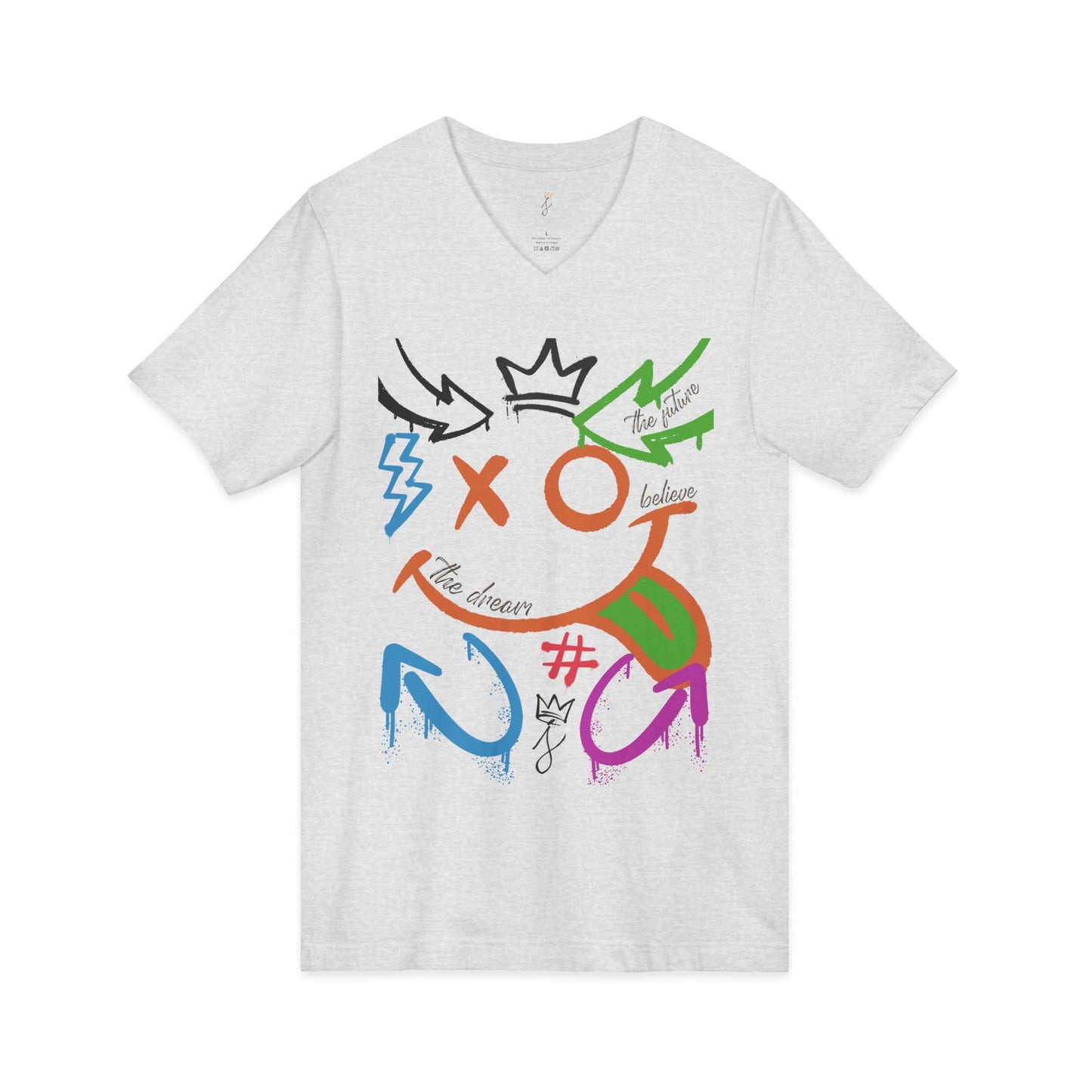 The Dreamer Collection Unisex Jersey Short Sleeve V-Neck Tee