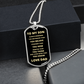From Dad To My Son Always Remember Dog Tag, Gift for Son, Valentine's Day Gift