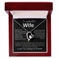 To My Wife - I Love You Always & Forever Necklace - Gift Set