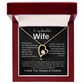 To My Wife - I Love You Always & Forever Necklace - Gift Set